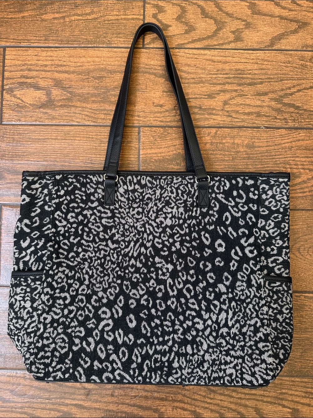 Thirty-One All Day Luxe Leopard Print Tote Purse Bag